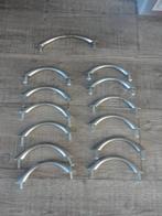 12 IKEA KEUKEN KAST HANDGREPEN + 1 GROTE, Ophalen of Verzenden, Gebruikt, Minder dan 100 cm