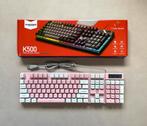 Mechanical Gaming Toetsenbord RGB Backlit Roze, Computers en Software, Toetsenborden, Gaming toetsenbord, Nieuw, Ophalen of Verzenden