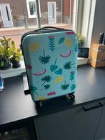 Handbage koffer van Hema ! Was €75. Nu €20  leuke print!, 50 tot 60 cm, Hard kunststof, Ophalen of Verzenden, Zo goed als nieuw