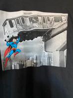 Shirt met print Superman en metro , nieuw, Kleding | Heren, Nieuw, Ophalen of Verzenden, Maat 56/58 (XL), Zwart