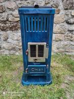 Prachtige antieke Art-deco houtkachel met onderplaat, Huis en Inrichting, Kachels, Ophalen, Gebruikt, Houtkachel, Vrijstaand