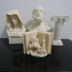 4 alabaster beeldjes in een koop [877], Antiek en Kunst, Kunst | Beelden en Houtsnijwerken, Ophalen of Verzenden
