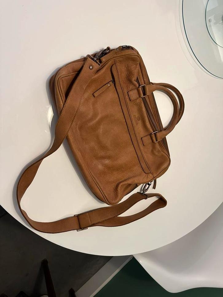 Fred de la Bretoniere Laptoptas - Zo goed als nieuw!, Sieraden, Tassen en Uiterlijk, Tassen | Rugtassen, Zo goed als nieuw, Overige merken