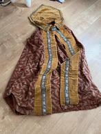 Middeleeuwse Carnavalset: Blouse & Poncho - Maat S/M, Overige typen, Blauw, Ophalen of Verzenden, Maat 36 (S)