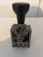 Vintage Nummerstempel, Antiek en Kunst, Ophalen of Verzenden