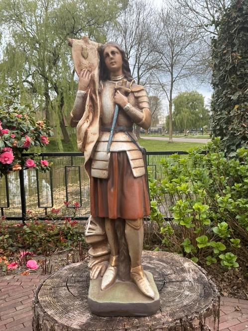 Antiek zeldzaam heiligenbeeld ❤️ Jeanne D’Arc, Antiek en Kunst, Antiek | Religie, Ophalen of Verzenden