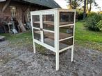 Oude vliegenkast of brocante keukenkast ijzer gaas, Antiek en Kunst, Ophalen