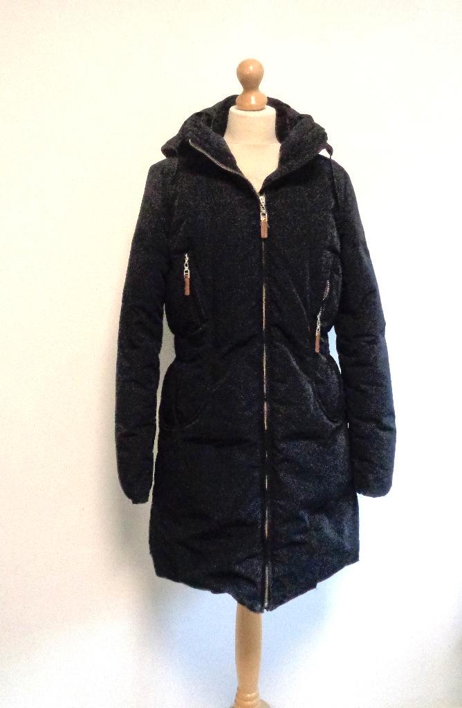 winterjas River Woods, Kleding | Dames, Jassen | Winter, Zo goed als nieuw, Maat 38/40 (M), Blauw, Verzenden