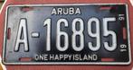 Originele Aruba Kentekenplaat, Verzamelen, Ophalen of Verzenden, Gebruikt, Auto's