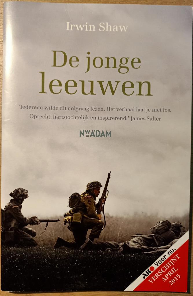 Voorpublicatie: Irwin Shaw's De jonge leeuwen NR0290, Boeken, Avontuur en Actie, Gelezen, Verzenden