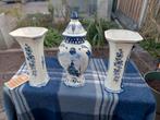 Delfstblauw kaststel, Antiek en Kunst, Antiek | Vazen, Ophalen