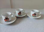 Vintage Clown Kopjes en Schotels (3 stuks) van kinderservies, Antiek en Kunst, Ophalen of Verzenden