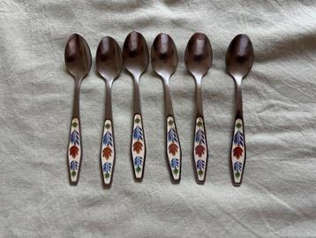 Boerenbont set van 6 koffielepeltjes Boerenbond beschikbaar voor biedingen