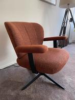 Montell Fauteuil Cognac Kleur, Ophalen, Gebruikt, Stof, 75 tot 100 cm