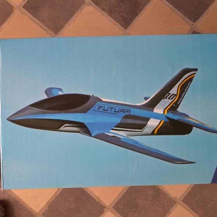 FMS FUTURA 80MM V2, Hobby en Vrije tijd, Modelbouw | Radiografisch | Vliegtuigen, Gebruikt, Elektro, Ophalen of Verzenden