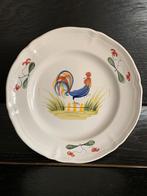 Vintage oud bord uit frankrijk, 24 cm., Antiek en Kunst, Antiek | Servies los, Ophalen of Verzenden