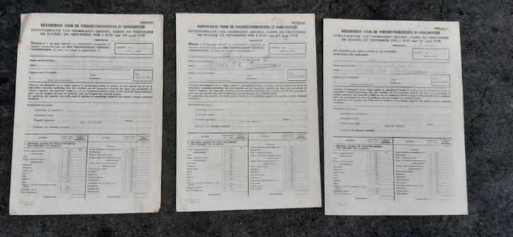 Tweede Wereldoorlog Nederland Rijksbureau Voedselbonnen WO2, Verzamelen, Militaria | Tweede Wereldoorlog, Overige soorten, Overige typen