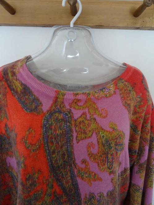 Paisley sweater voorjaar maat 50, Kleding | Dames, Truien en Vesten, Zo goed als nieuw, Maat 46/48 (XL) of groter, Overige kleuren