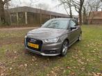 Audi A1 1.0 Tfsi 70KW 2016 Bruin s line, Auto's, Audi, Voorwielaandrijving, Stof, Zwart, 95 pk