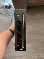 Wii zwart, Spelcomputers en Games, Spelcomputers | Nintendo Wii, Ophalen of Verzenden, Gebruikt, Met 1 controller, Met games