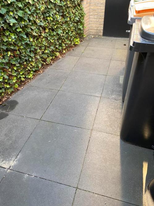 Antraciete beton tegels 60x60x6cm, Tuin en Terras, Tegels en Klinkers, Gebruikt, Terrastegels, Beton, 10 m² of meer, Ophalen