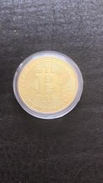 24karaat goldplated Bitcoin munten, Ophalen of Verzenden, Zilver