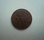 1/2 cent 1850 FDC, Ophalen, Koning Willem III