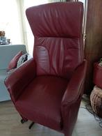 Lederen sta op Relaxfauteuil - Bordeaux Rood, Huis en Inrichting, Fauteuils, Ophalen