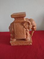 Decoratieve stenen olifant, niet massief, Tuin en Terras, Tuinbeelden, Ophalen of Verzenden, Gebruikt, Steen, Dierenbeeld