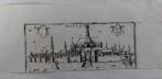 13 / Harllm - Haarlem Kopergravure uit 1706, Ophalen of Verzenden