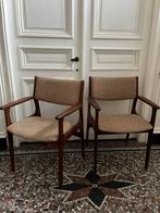 AUTHENTIEKE VINTAGE STOELEN FAUTEUILS ERIK BUCH DEENS TEAK, Antiek en Kunst, Ophalen