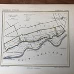 15 / Kuyper kaart Utrecht van Lopik Litho uit 1865, Antiek en Kunst, Ophalen of Verzenden