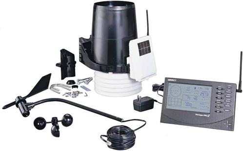 Davis Vantage Pro 2 weerstation met data logger, Audio, Tv en Foto, Weerstations en Barometers, Gebruikt, Weerstation, Verzenden