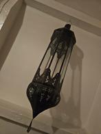 Oosters/arabische hanglamp met glazen ruitjes, Huis en Inrichting, Lampen | Kroonluchters, Ophalen