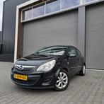 Opel Corsa 1.4 16V 3D 2012 Zwart airco cruise APK 06-08-2026, Auto's, Opel, Voorwielaandrijving, Stof, Zwart, Handgeschakeld