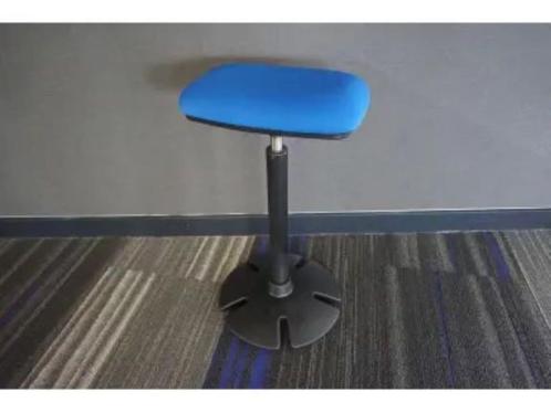 Stahulp kruk Steelcase, blauw #1, Huis en Inrichting, Bureaustoelen, Gebruikt, Bureaukruk, Blauw, Ophalen