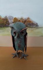 Koperen handgemaakte uil, Antiek en Kunst, Ophalen of Verzenden