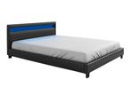 2 persoons bed met led verlichting, Ophalen, Tweepersoons, 140 cm, Zo goed als nieuw