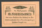 Noodgeld - Mattighofen - 20 Heller - 1920., Postzegels en Munten, Bankbiljetten | Europa | Niet-Eurobiljetten, Ophalen of Verzenden