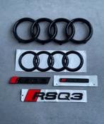 Audi RSQ3 Zwarte Emblemen Set – Direct Leverbaar!, Auto diversen, Tuning en Styling, Ophalen of Verzenden