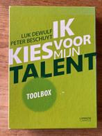 Luk Dewulf - Ik kies voor mijn talent - Toolbox, Boeken, Ophalen of Verzenden, Zo goed als nieuw, Luk Dewulf