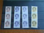1981 - 4 stroken koning beatrix 2 zijden ongetand (481d), Postzegels en Munten, Postzegels | Nederland, Verzenden, Gestempeld