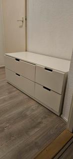 Nordli Ikea ladekast 4 lades (120x54), Huis en Inrichting, Kasten | Ladekasten, Ophalen, Overige materialen, Gebruikt, 100 tot 150 cm