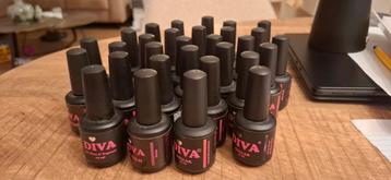 Set van 33 oudere Diva Gellakken 15 ml nieuw beschikbaar voor biedingen