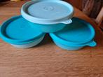TUPPERWARE BAKJES 3X BLAUW, Ophalen of Verzenden, Blauw, Bak of Kom