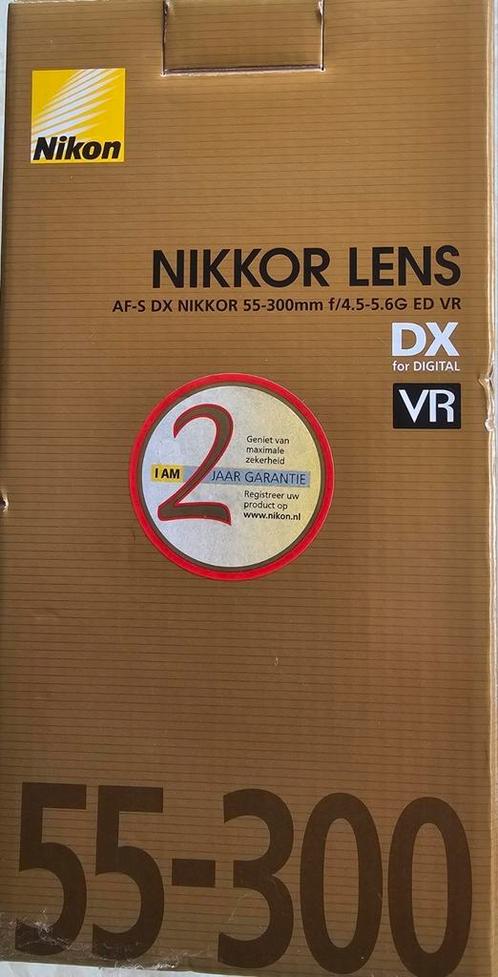 Nikon AF-S DX NIKKOR 55-300mm f/4.5-5.6G ED VR, Audio, Tv en Foto, Fotografie | Lenzen en Objectieven, Zo goed als nieuw, Telelens