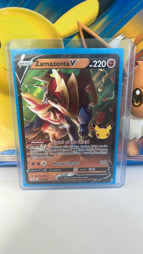 Zamasenta v celebrations pokemon kaart, Hobby en Vrije tijd, Verzamelkaartspellen | Pokémon, Zo goed als nieuw, Losse kaart, Ophalen of Verzenden