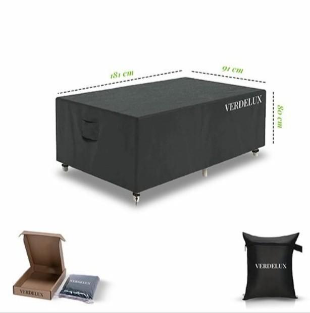 Tuintafelhoes (waterproof) met opbergtas, Tuin en Terras, Tuinmeubel-accessoires, Zo goed als nieuw, Ophalen of Verzenden