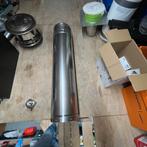 Rookgasafvoer Houtkachel/Openhaard  rvs , Geïsolee, Ophalen of Verzenden, Nieuw