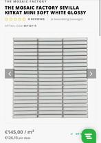 Wandtegels - KitKat Mini Soft White - The Mosaic Factory, Ophalen, Nieuw